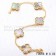 Van Cleef & Arpels Vintage Alhambra Bracelet 5 Motifs Yellow Gold With Gray Mother Of Pearl