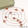 Van Cleef & Arpels Vintage Alhambra Necklace Pink Gold 10 Motifs With Carnelian Mother Of Pearl