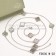 Van Cleef & Arpels Vintage Alhambra Necklace White Gold 10 Motifs With Gray Mother Of Pearl