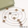 Van Cleef & Arpels Vintage Alhambra Necklace White Gold 10 Motifs With Tigers Eye Mother Of Pearl