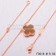 Van Cleef & Arpels Vintage Alhambra Pendant Pink Gold With Tigers Eye Mother Of Pearl 15mm