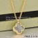 Van Cleef & Arpels Sweet Alhambra Pendant Yellow Gold With Gray Mother Of Pearl 9mm