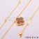 Van Cleef & Arpels Vintage Alhambra Pendant Yellow Gold With Tigers Eye Mother Of Pearl 15mm