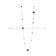 1:1 Van Cleef & Arpels Magic Alhambra Long Necklace 16 Motifs Chalcedony and White and Gray mother-of-pearl