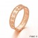 VAN CLEEF & ARPELS PERLEE CLOVER BRACELET,Pink GOLD,MEDIUM MODEL