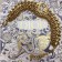 Womens Summer Hot Selling Christian Dior30 Montaigne Classic Antique Brass CD Logo Circle Pendant Faux Multi-chain Bracelet